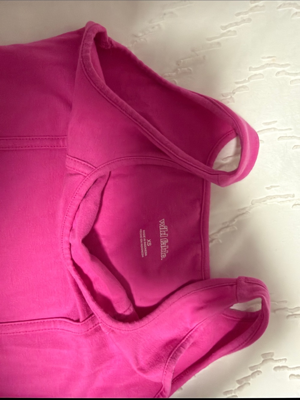 Target Hot Pink Tank Mini Dress - Picture 2 of 3
